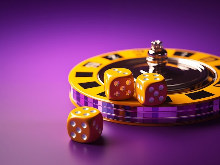 Meja taruhan European Roulette dengan penomoran lengkap